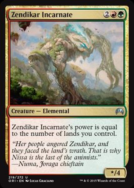 Hovedbilde Zendikar Incarnate