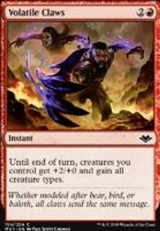 Volatile Claws (foil)