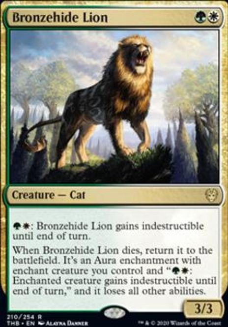 Hovedbilde Bronzehide Lion (foil)