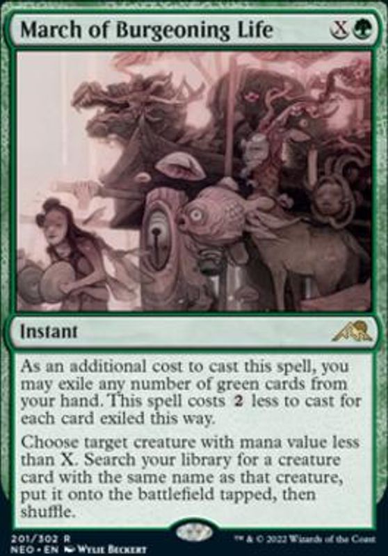 March of Burgeoning Life (foil)