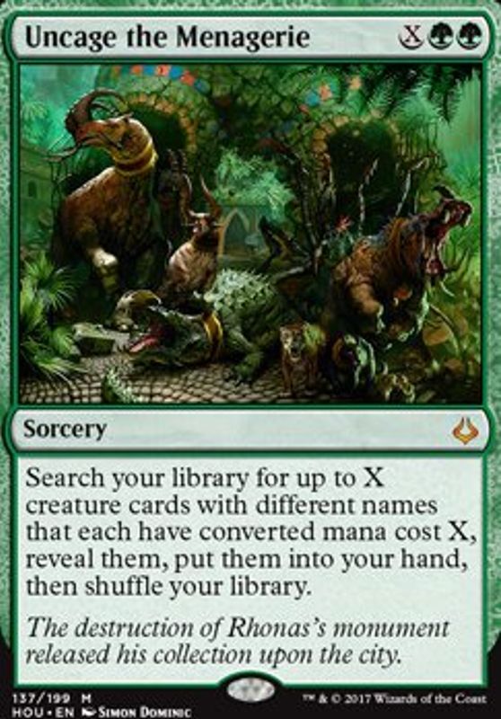 Uncage the Menagerie