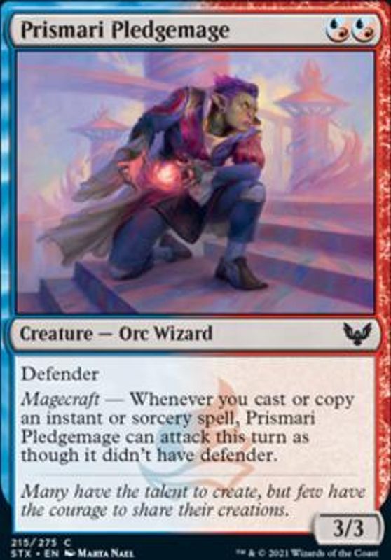 Prismari Pledgemage (foil)