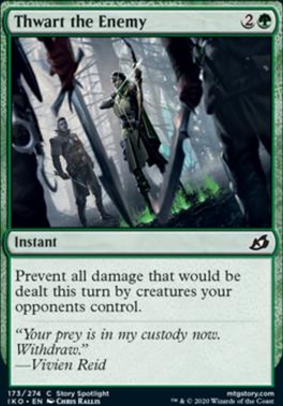 Thwart the Enemy (foil)