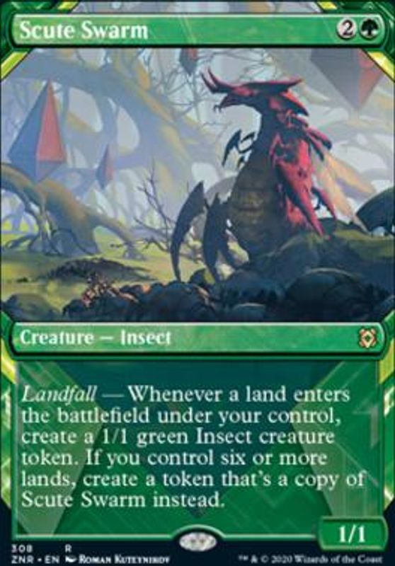 Scute Swarm (Showcase) (foil)
