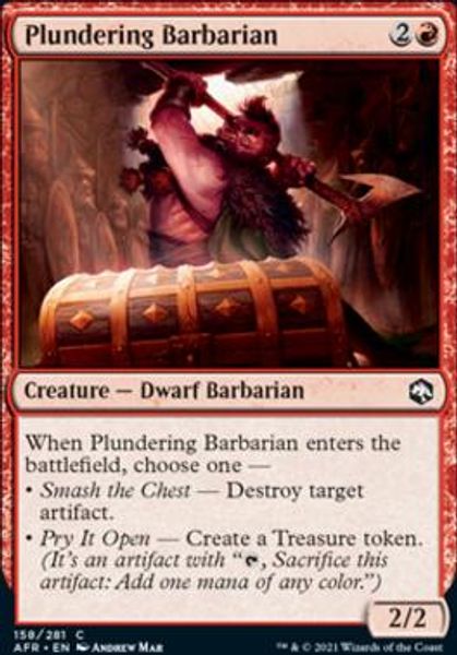 Hovedbilde Plundering Barbarian (foil)