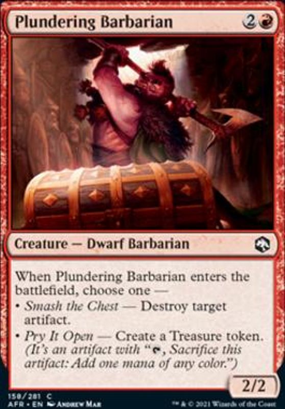 Plundering Barbarian (foil)