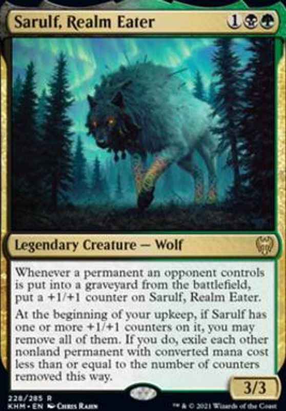 Sarulf, Realm Eater (foil)