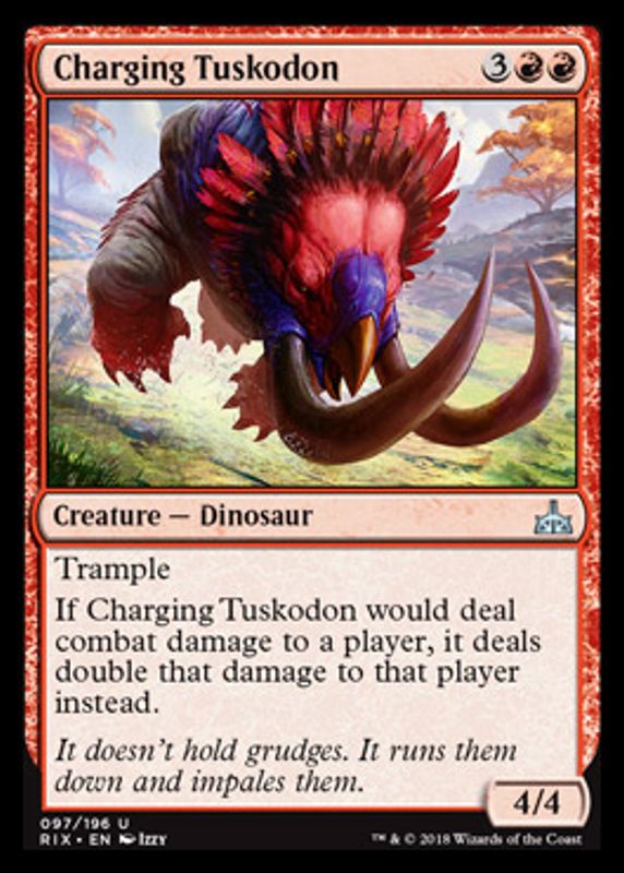 Charging Tuskadon