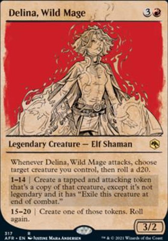 Delina, Wild Mage (Showcase) (foil)