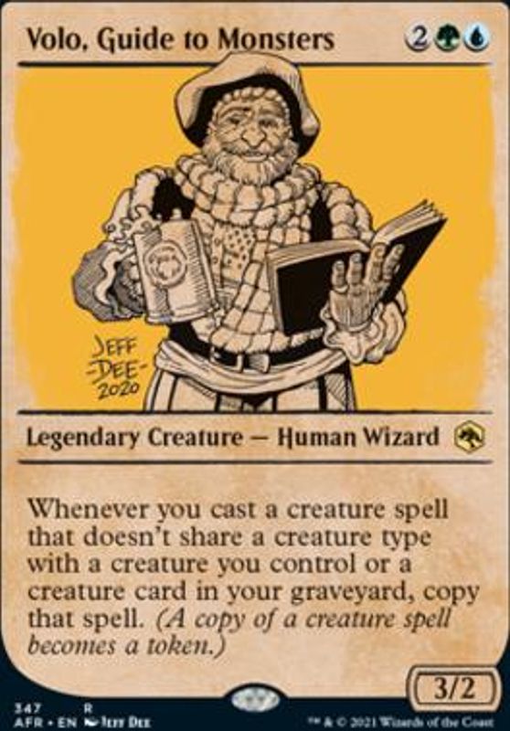 Volo, Guide to Monsters (Showcase) (foil)