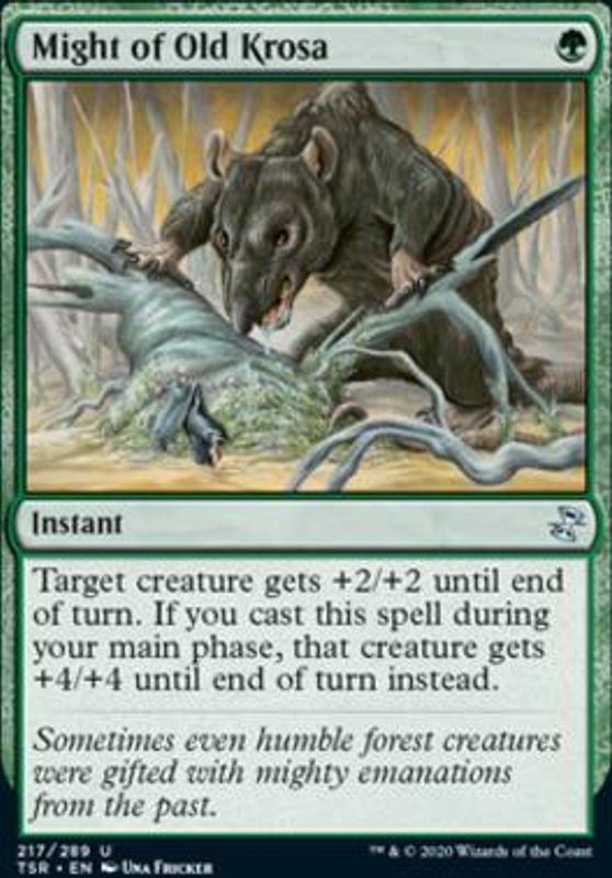 Might of Old Krosa (foil)