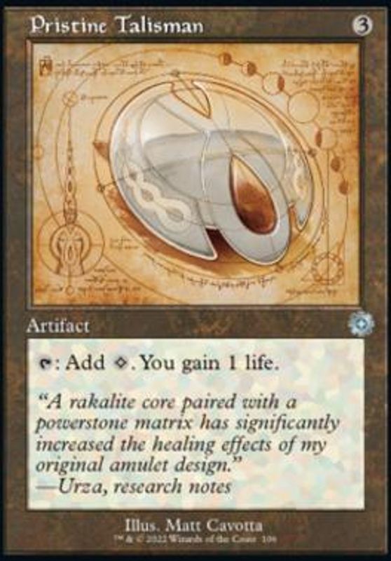 Pristine Talisman (Schematic Art)
