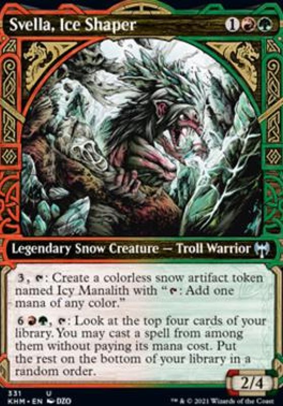 Svella, Ice Shaper (Showcase) (foil)