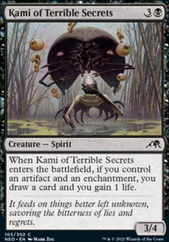 Kami of Terrible Secrets (foil)