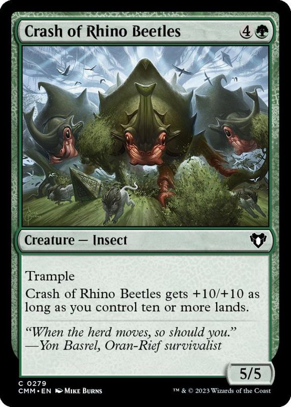 Crash of Rhino Beetles (foil)