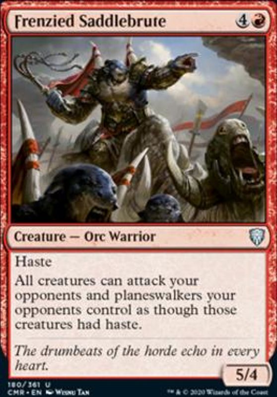 Frenzied Saddlebrute (foil)