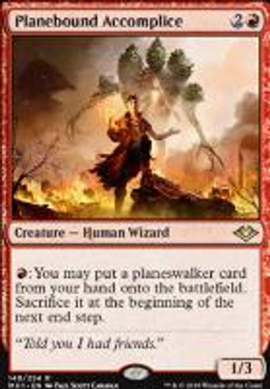 Planebound Accomplice (foil)
