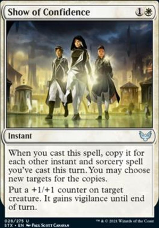 Show of Confidence (foil)