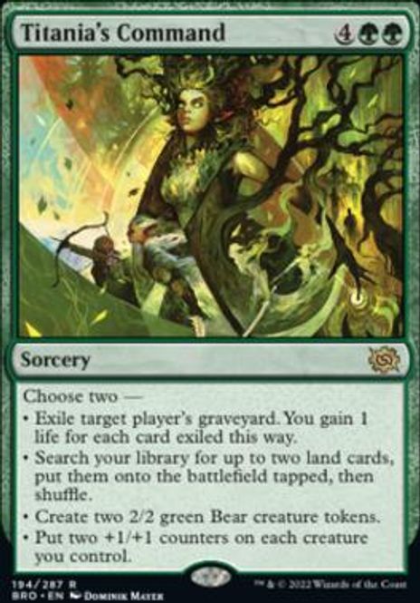 Hovedbilde Titania's Command (foil)