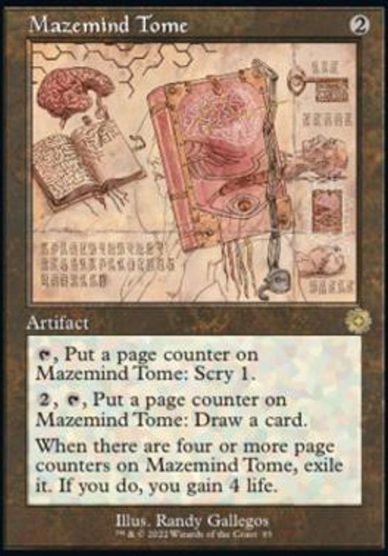 Mazemind Tome (Schematic Art) (foil)