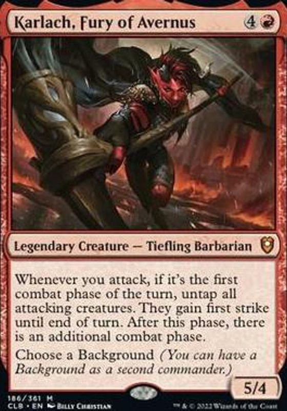 Karlach, Fury of Avernus (foil)