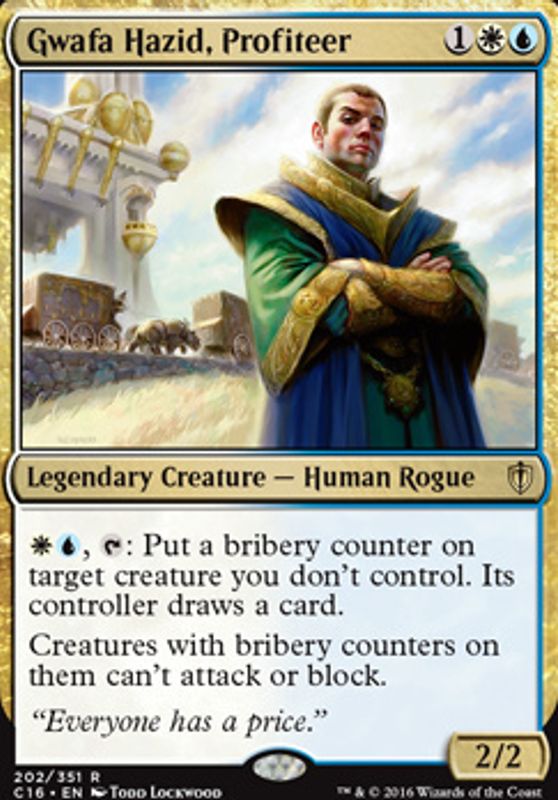 Gwafa Hazid, Profiteer