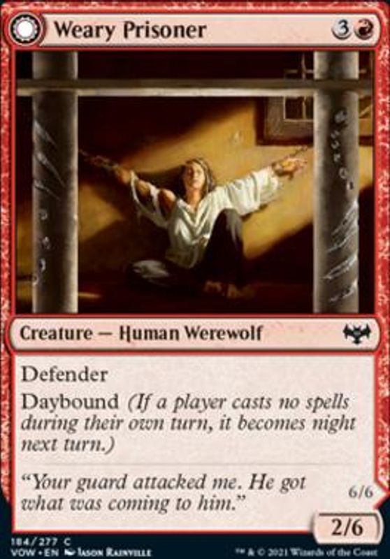 Weary Prisoner (foil)
