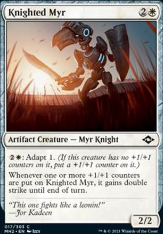 Knighted Myr