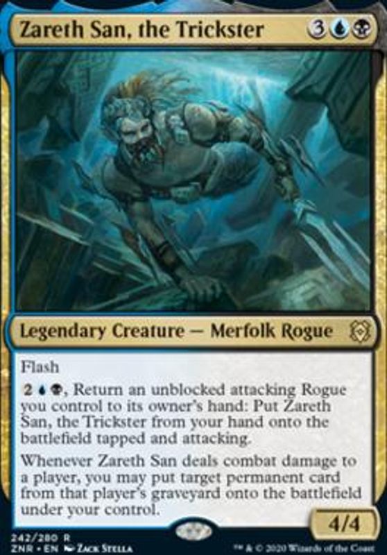 Zareth San, the Trickster (foil)