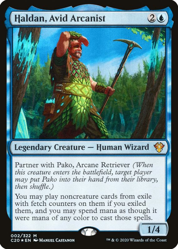 Haldan, Avid Arcanist (foil)