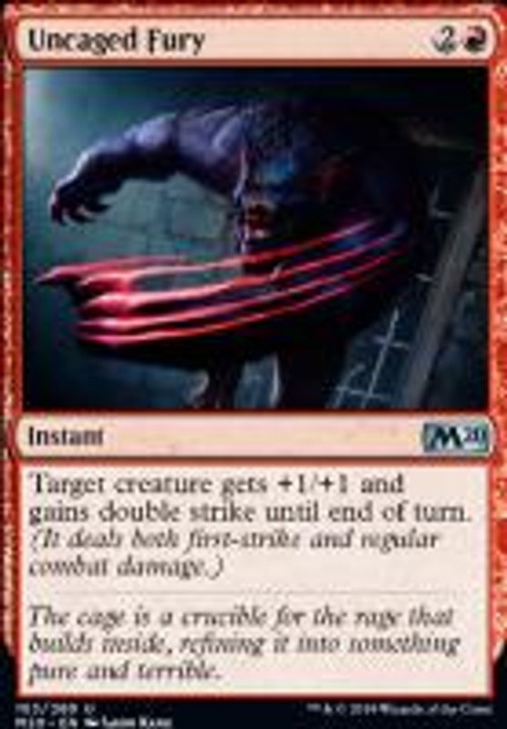 Uncaged Fury (foil)