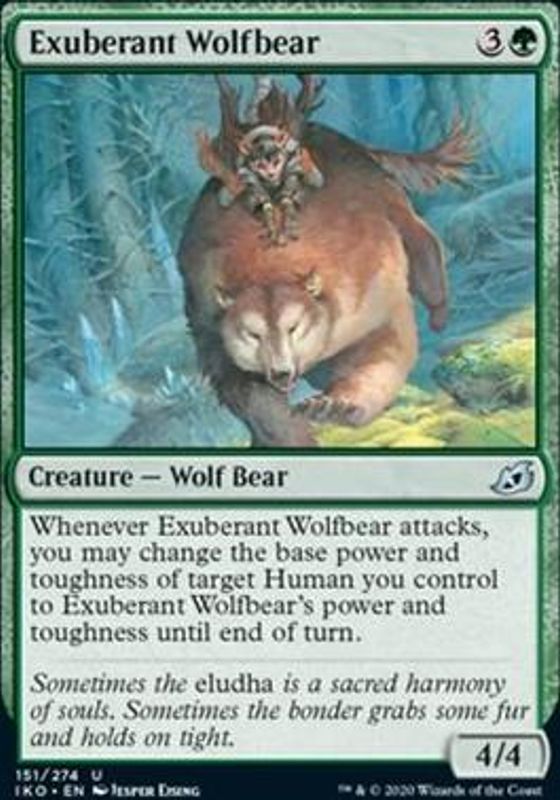 Exuberant Wolfbear (foil)