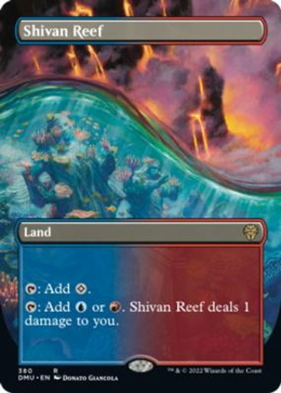 Shivan Reef (Borderless) (foil)