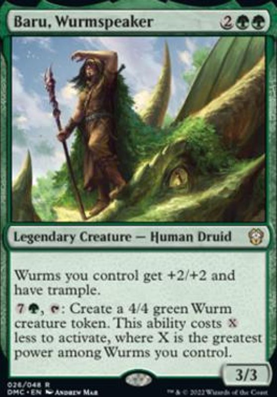Baru, Wurmspeaker (foil)