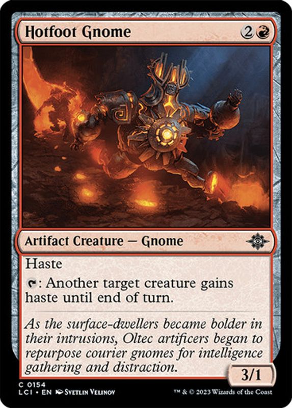 Hotfoot Gnome (Foil)