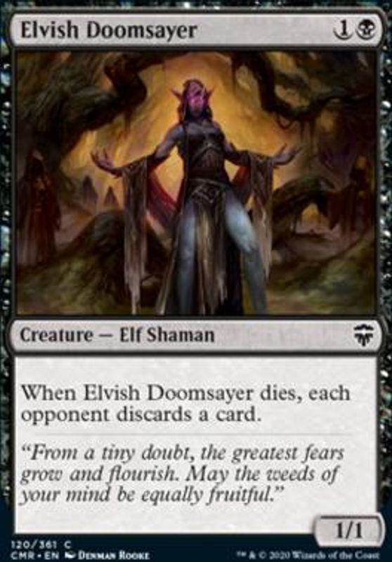 Elvish Doomsayer (foil)