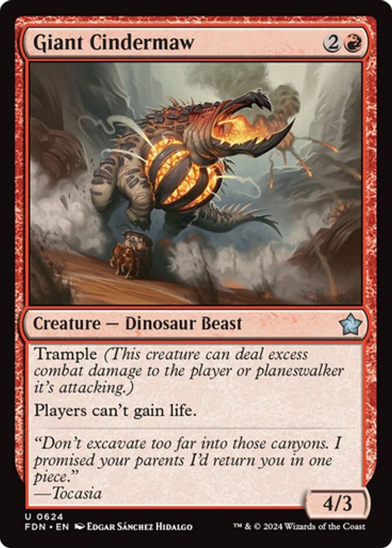 Giant Cindermaw (Foil)