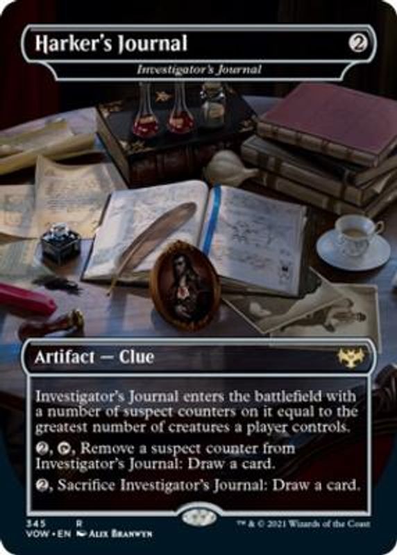Investigator's Journal (Harker's Journal) (foil)