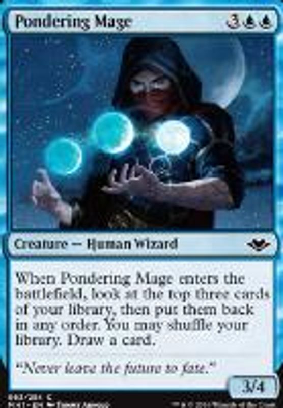 Pondering Mage (foil)