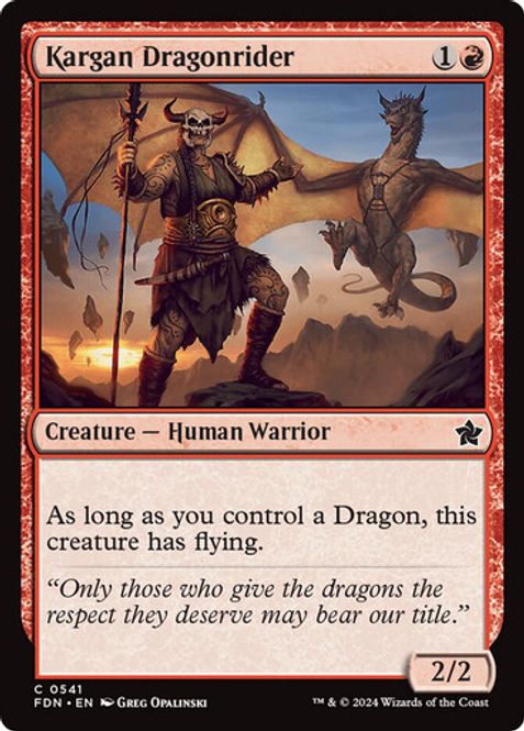 Hovedbilde Kargan Dragonrider (Foil)