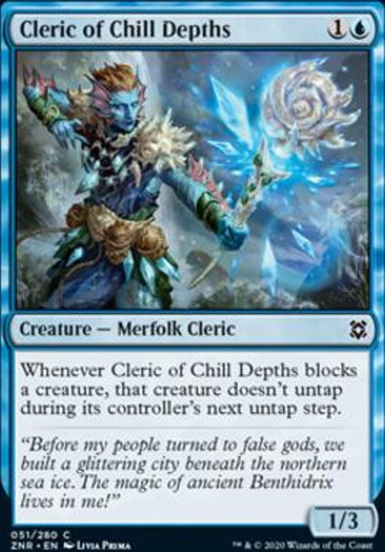 Cleric of Chill Depths (foil)