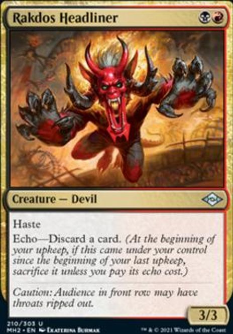 Hovedbilde Rakdos Headliner (foil)