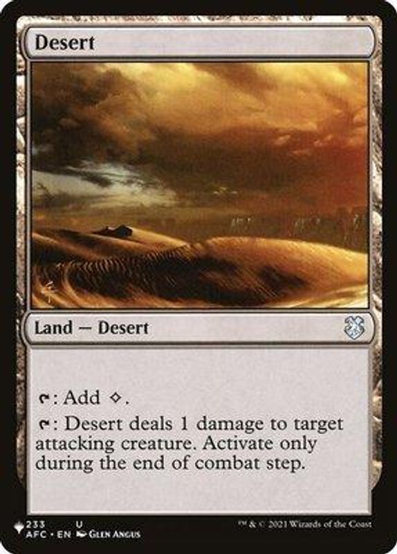 Desert (ADD Commander)