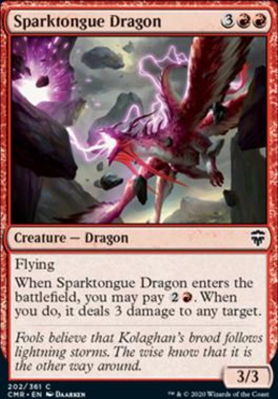 Sparktongue Dragon (foil)