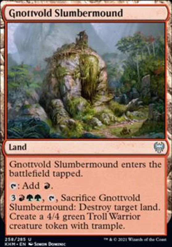 Gnottvold Slumbermound (foil)