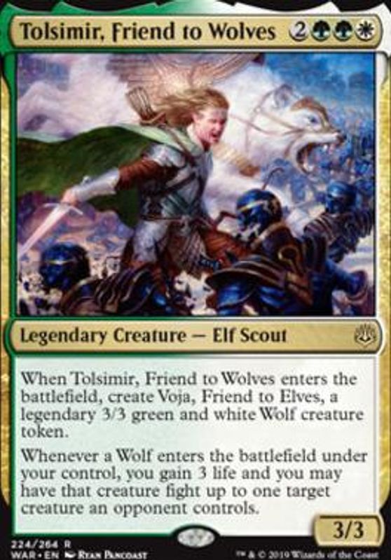 Tolsimir, Friend to Wolves