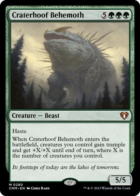 Hovedbilde Craterhoof Behemoth (foil)
