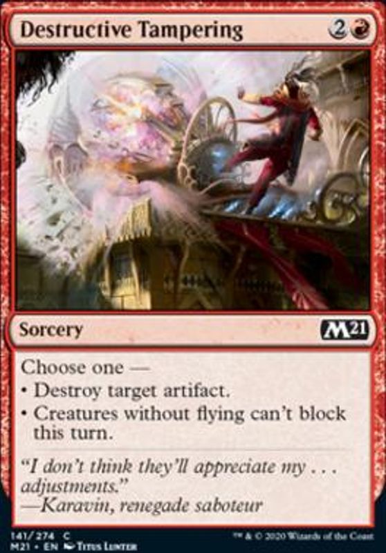 Destructive Tampering (foil)