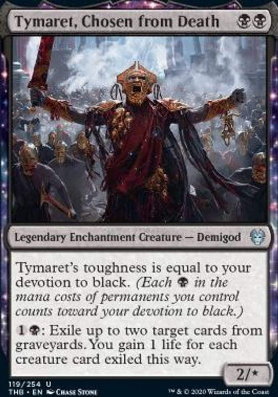 Tymaret, Chosen from Death