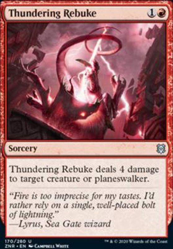 Thundering Rebuke (foil)